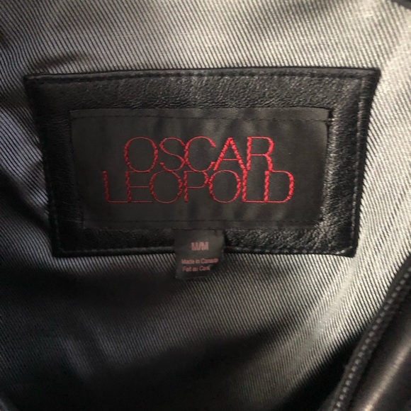 Oscar leopold leather jacket - Picture 2 of 3